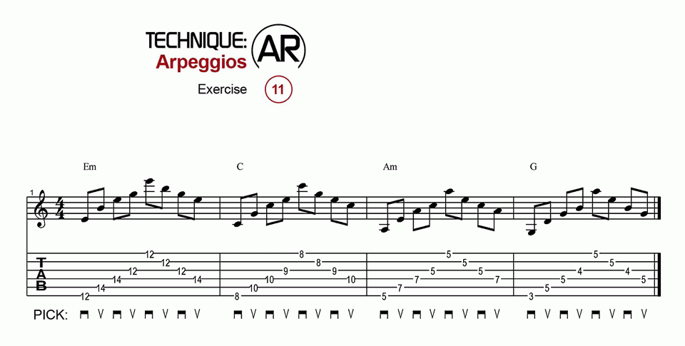 Arpeggios Ex. 11