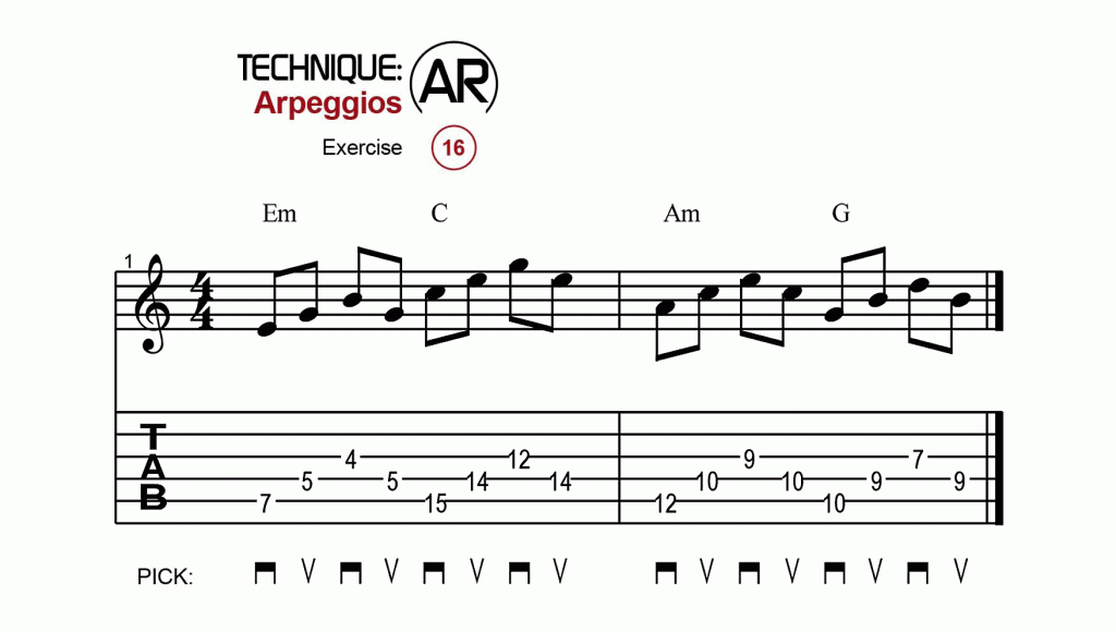 Arpeggios Ex. 16