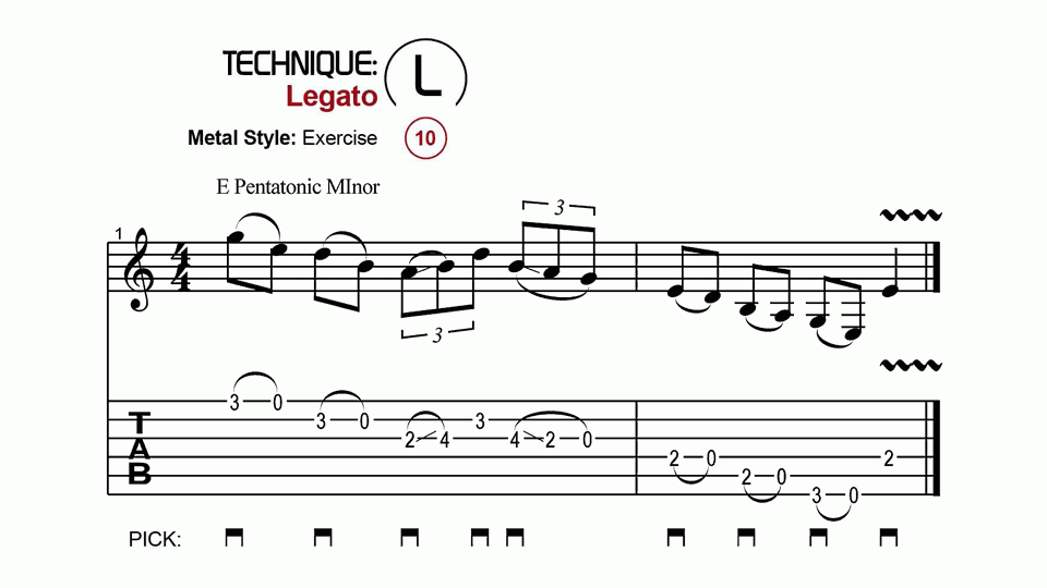 Legato · Rock · Ex. 10