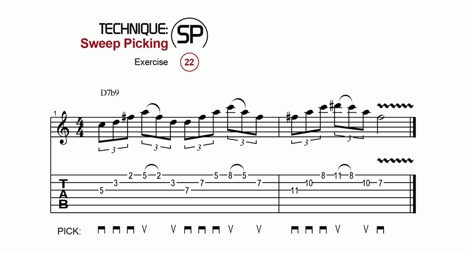 Sweep Picking · Ex. 22