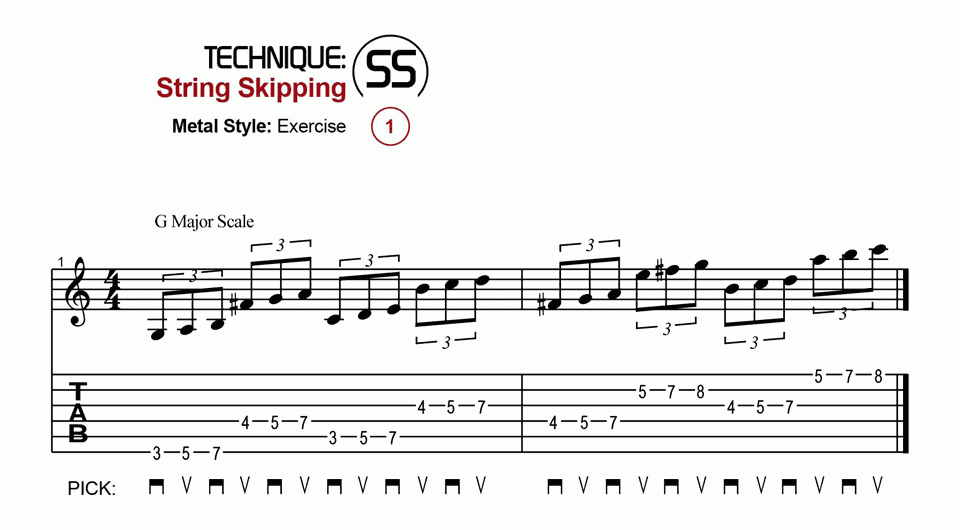 String Skipping · Metal · Ex. 01
