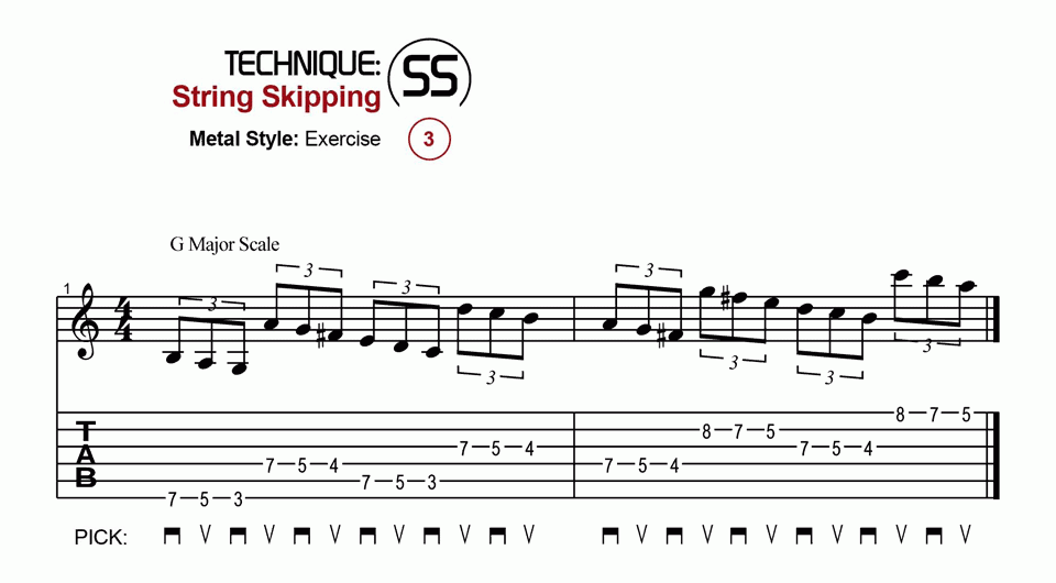 String Skipping · Metal · Ex. 03