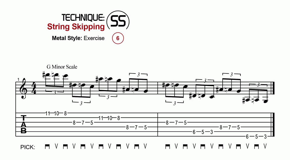 String Skipping · Metal · Ex. 06