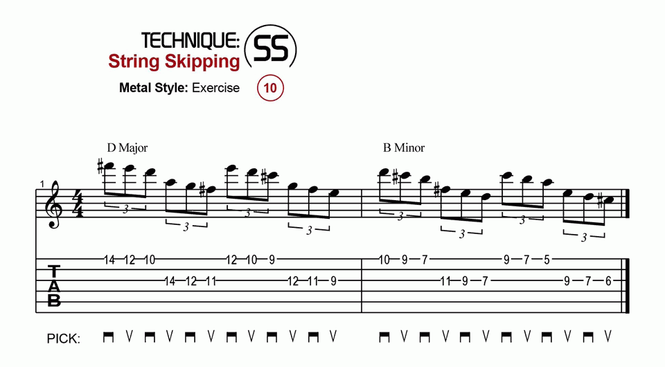 String Skipping · Metal · Ex. 10