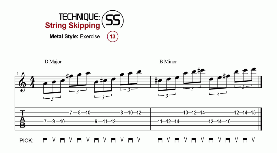 String Skipping · Metal · Ex. 13