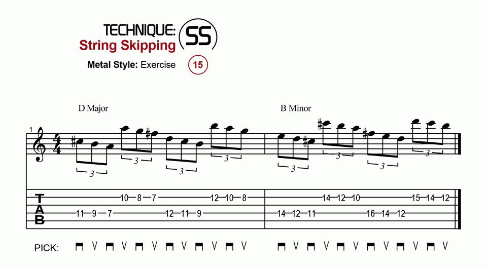 String Skipping · Metal · Ex. 15