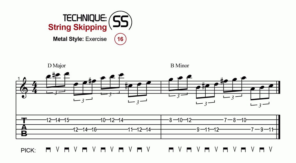 String Skipping · Metal · Ex. 16