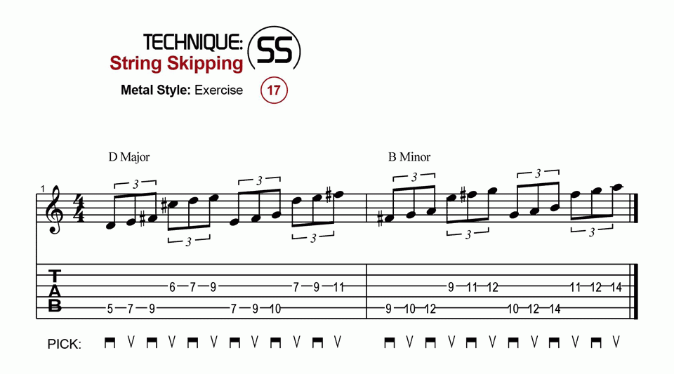 String Skipping · Metal · Ex. 17