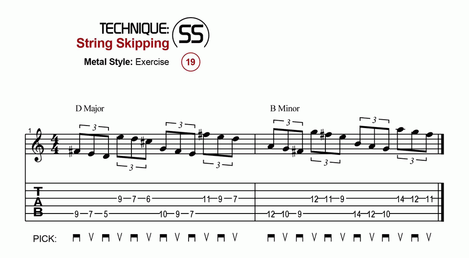 String Skipping · Metal · Ex. 19