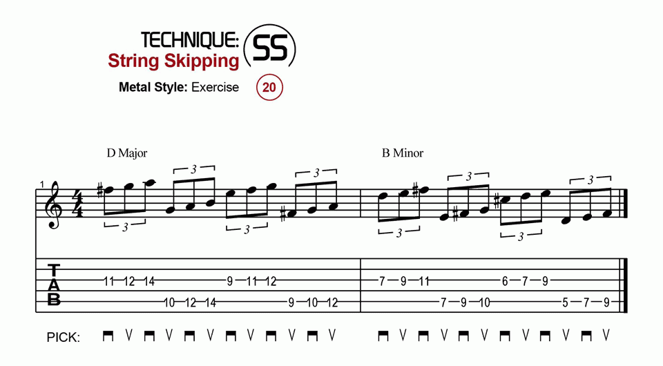 String Skipping · Metal · Ex. 20