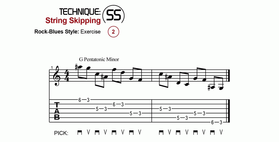 String Skipping · Rock · Ex. 02