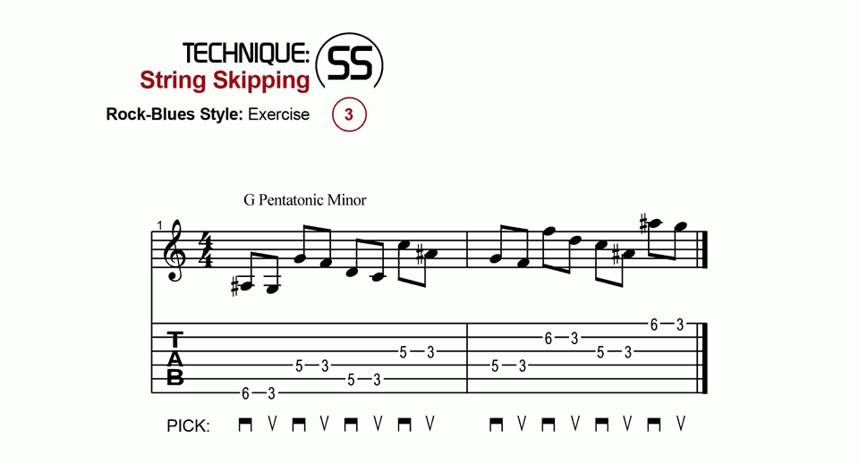 String Skipping · Rock · Ex. 03