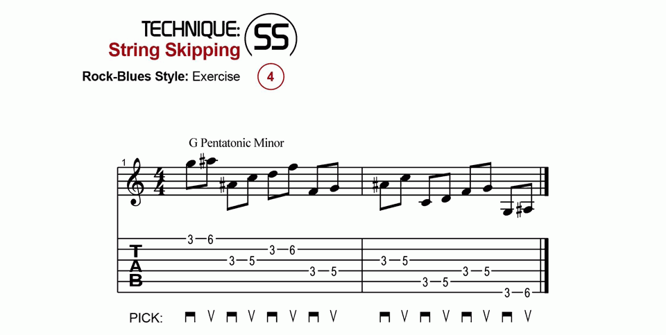 String Skipping · Rock · Ex. 04