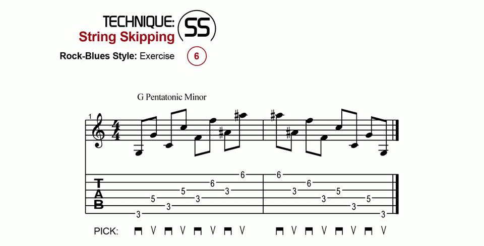 String Skipping · Rock · Ex. 06