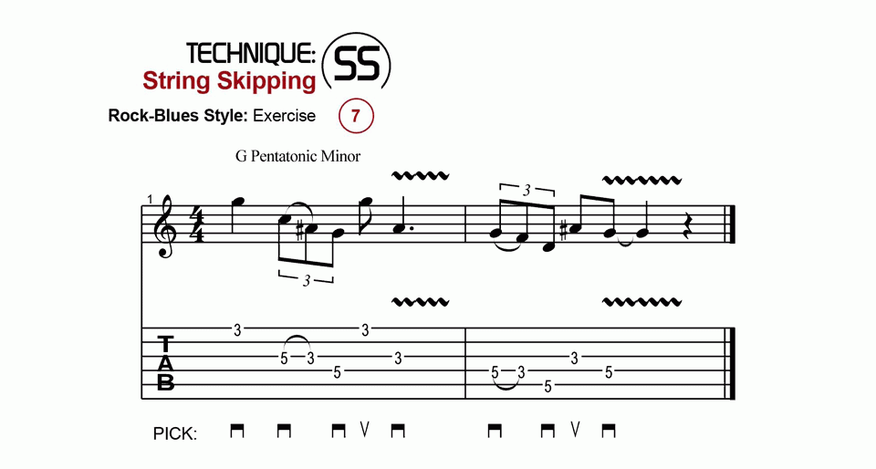 String Skipping · Rock · Ex. 07