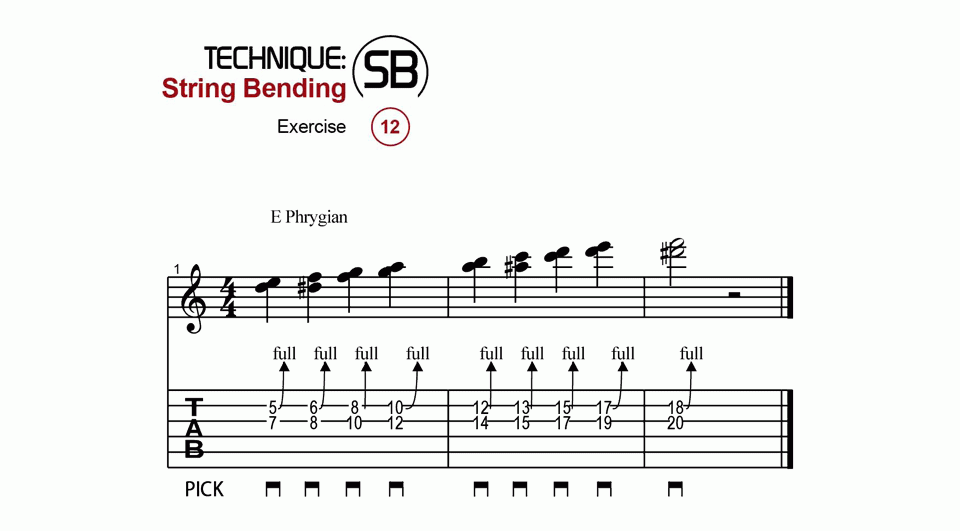 String Bending · Ex. 12