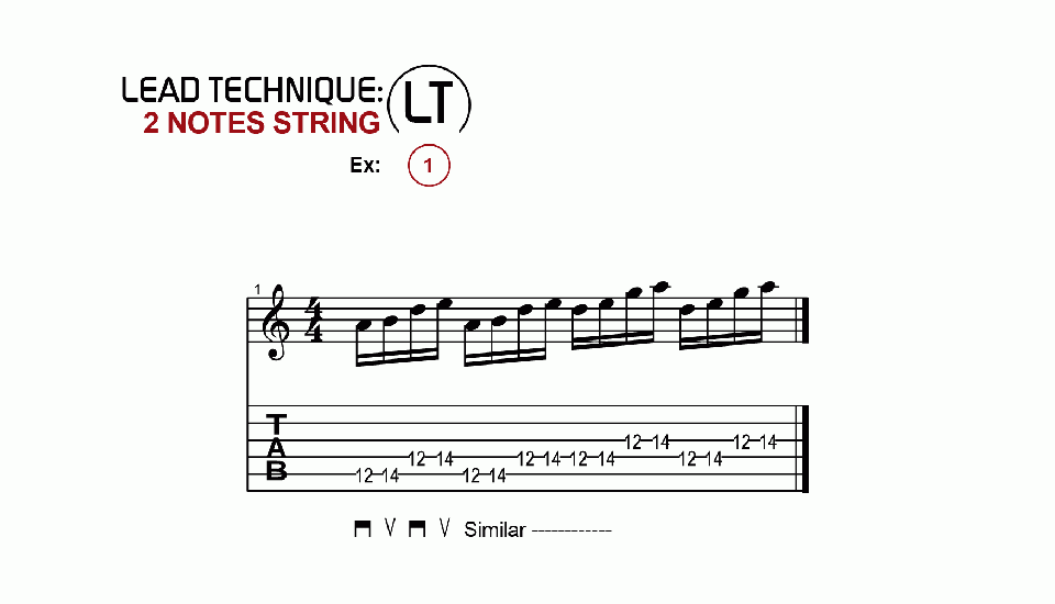 Two Notes String · Ex. 01