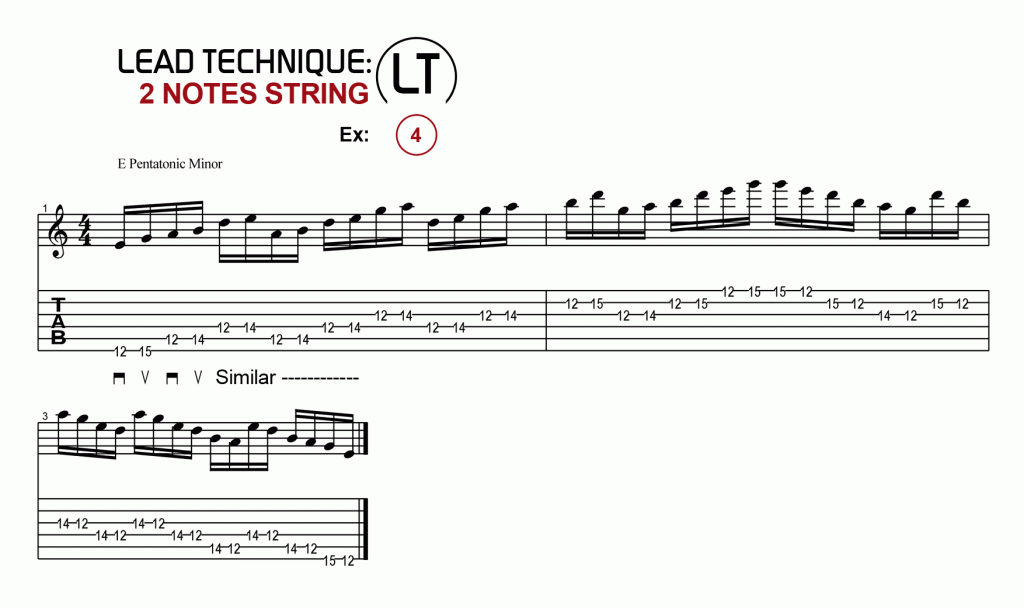 Two Notes String · Ex. 04