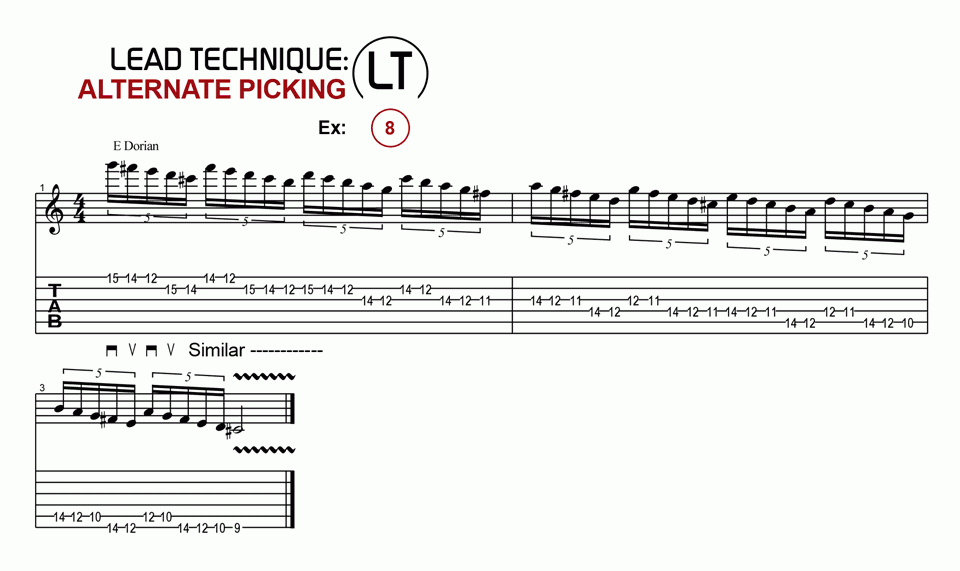 Alternate Picking · Ex.08
