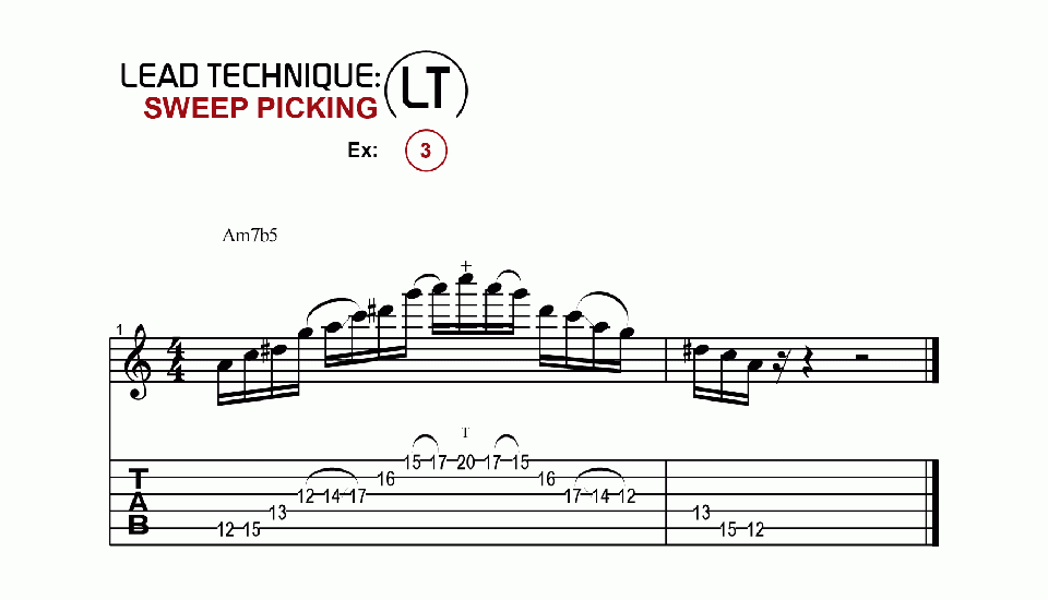 LT · Sweep Picking · Ex. 03